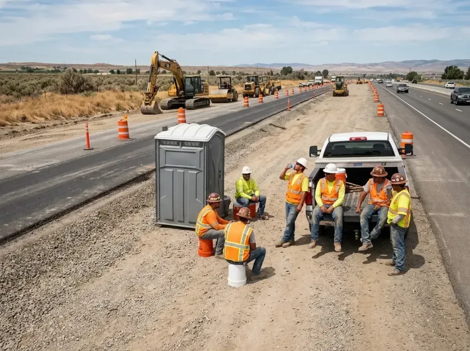 highway-road-construction-crew-007 — frequently asked questions, Porta Potty and Restroom Rentals in Knoxville, TN
